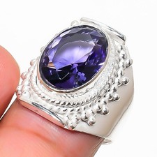 Purple Amethyst Gemstone 925 Sterling Silver Jewelry All Size Ring For Gift