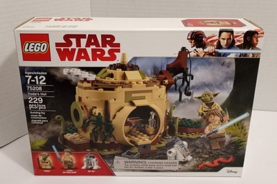 LEGO Star Wars Yoda's Hut #75208 Set - Yoda, Luke, R2-D2 - SEALED
