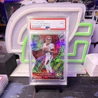 Panini Spectra Patrick Mahomes II #133 Neon Green Prizm Die-Cut /30 PSA 9 Chiefs
