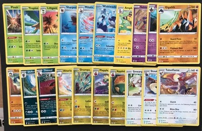 20 x Evolving Skies Konvolut Pokemon Karten Rare Non-Holo Non Holo Ampharos Milotic
