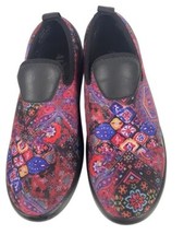 Alegria By PG Lite Eden Beauty Blur Multi Color Slip On Size 7.