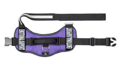Emotional Support Dog Harness Vest – Nylon, Adjustable, With Removable Patches
