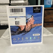 Open Ear, Bone AS19, Bone Conduction Headphones for Swimming IP68 Waterproof