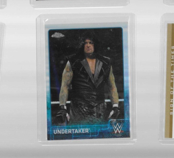 The Undertaker - 2015 Topps Chrome WWE #74 Refractor CARD A25