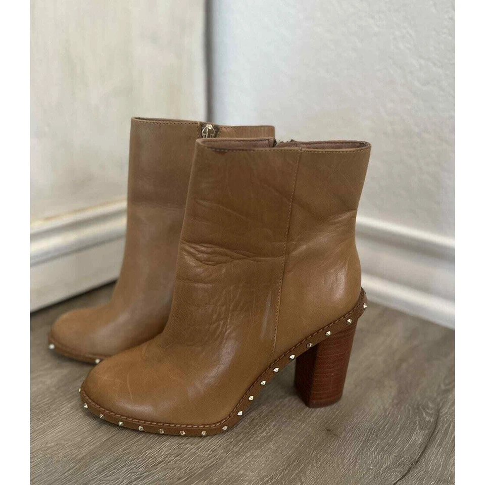 Botines de plataforma Giani Bini tostados con tachuelas talla 7,5 M Foto 3 de 4