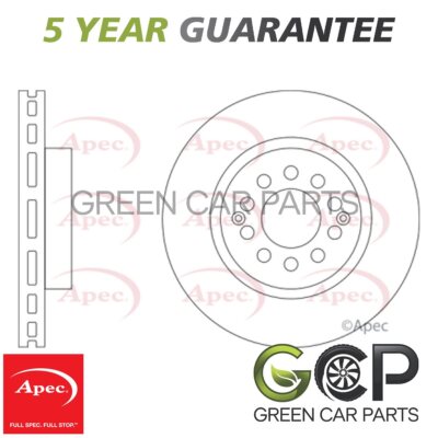 Apec Front Brake Disc Fits MG MG ZS 2017- 1.0 1.5 Electric + Other Models