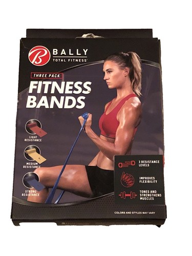 Bally Total Fitness Resistance Bands Handles Fitness Sculpting