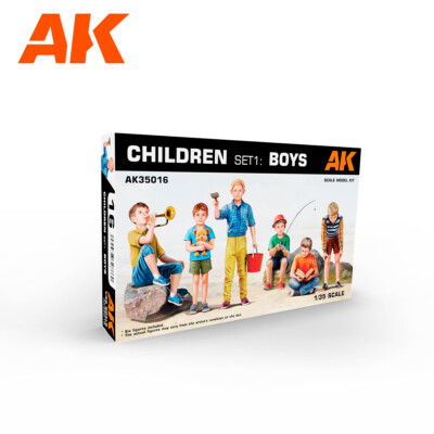 AK35016 AK Interactive 1/35 Children Set - Boys