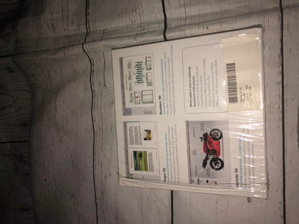 iWork '09 Apple Office Productivity Suite Software MB942Z/A Mac Universal Foto 2 de 4