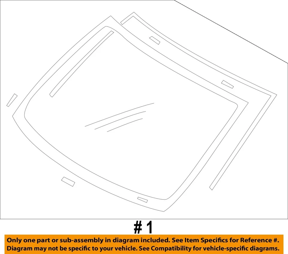 MITSUBISHI OEM 2017 Mirage G4, para-brisa Mirage vidro-para-brisa 6102B518 - Imagem 2 de 2