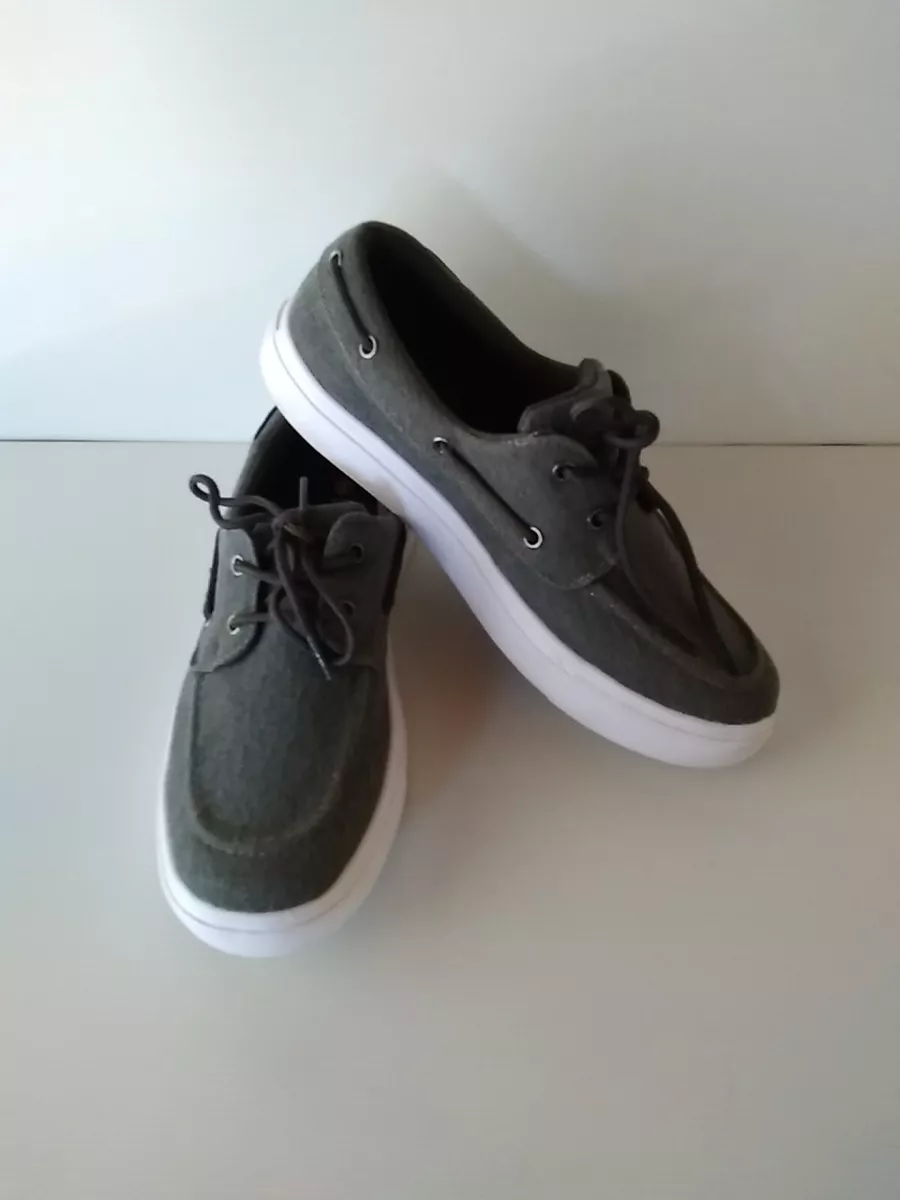 Seven Steps Mens Grey Lace Up Casual Shoes Size 9 Toe To Heel 27cm