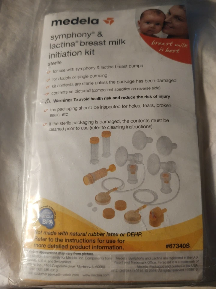 Breast Pump Kit for Medela Pump in Style Advanced Breastpump. Includes 2 Tubing, - Image 2 of 4