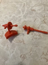 TMNT Party Wagon Van Radar Gun & Mount & Side Mirror Gun Vintage Teenage Mutant