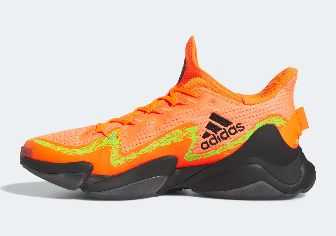 Adidas MAHOMES 1 IMPACT FLX Poison Solar Orange Black IF4806