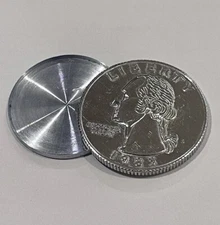 Hollow Detachable Trick Quarter Spy Coin Novelty Gift Free Shipping!