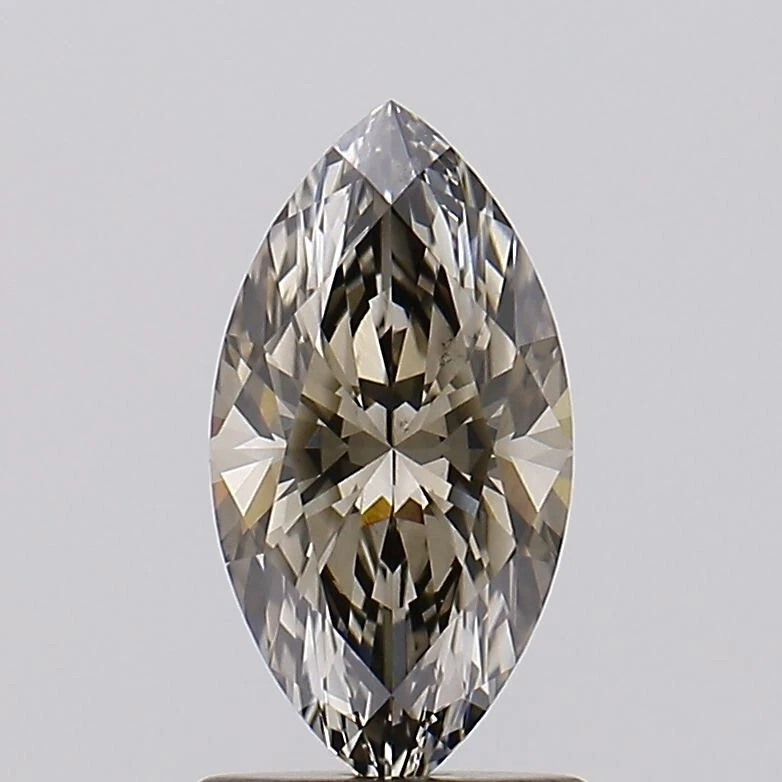 1 CT Grey Marquise Lab Grown Diamond Engagement Ring IGI Certified