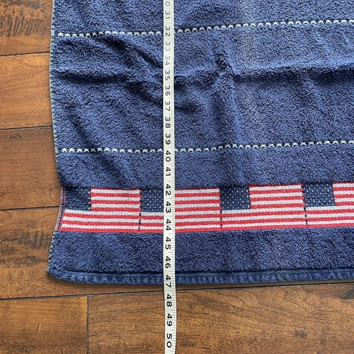 Toalla de mano patriótica de colección toalla Jubileo suave juego de 2 piezas bandera azul estrellas EE. UU. - Imagen 12 de 16