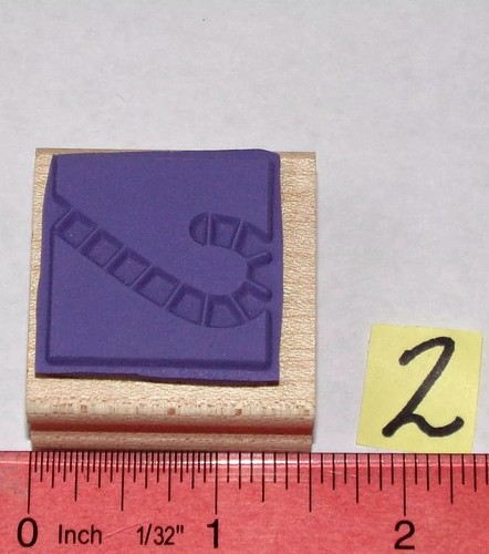 Candy Cane Single Stamp Holiday Christmas Stampin Up Holiday Blocks Free Ship - Picture 6 of 6