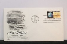 USPS FDC #1410 1970 6c Anti-Pollution: Save Our Soil ArtCraft  ST1292