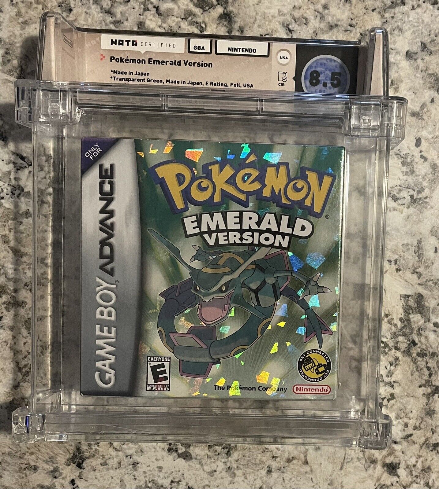 Pokémon Emerald, Graded 9.6 WATA A+, Auctioning At ComicConnect