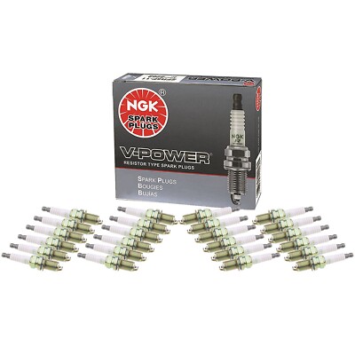 NGK Set 24 V-Power Spark Plugs Gap 0.032 For Maybach MB W221 W222 C217 A217 R230