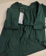 Sioro Women's Satin Night Bath Robe Green Emerald Size Medium NEW (C1)