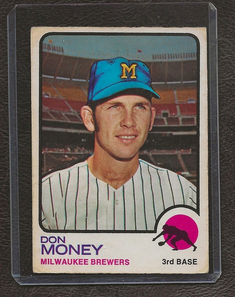 1973 O-Pee-Chee, OPC, #386 Don Money, Milwaukee Brewers, VG-EX!