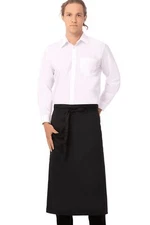 Chef Works Unisex Bistro Chef Apron Black One Size
