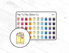 1529~~Happy Mail Trackers Planner Stickers.
