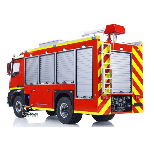 1/14 4X4 Metal Axles Radio Control RC Fire Fighting Vehicle 2Speed Light Sound - Picture 6 of 12