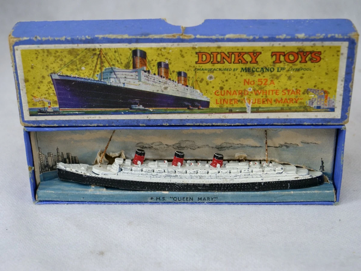 Dinky Toys GB N 52A Paquebot Queen Mary Cunard White Star Boat 6