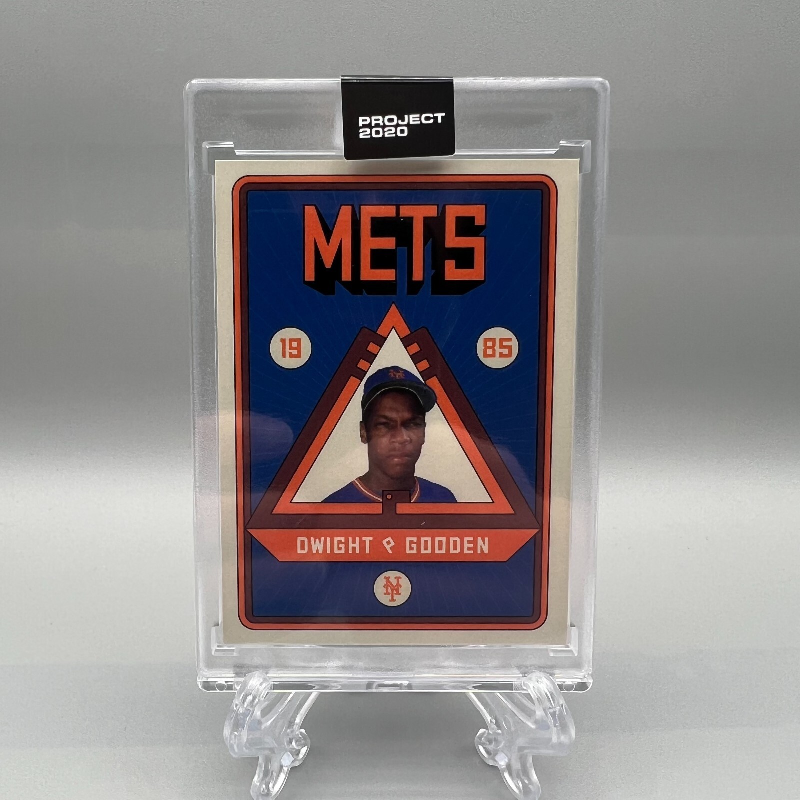 Topps Project 2020 #106 1985 Dwight Gooden Grotesk Baseball Card New York Mets