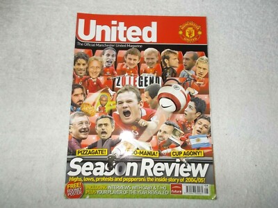 Manchester United Magazine Issue #156 Season Review 2005 Sir Alex Ferguson