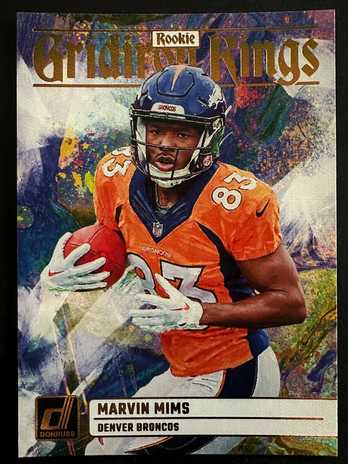 Marvin Mims 2023 Donruss Football Rookie Gridiron Kings Denver Broncos #RGK-17