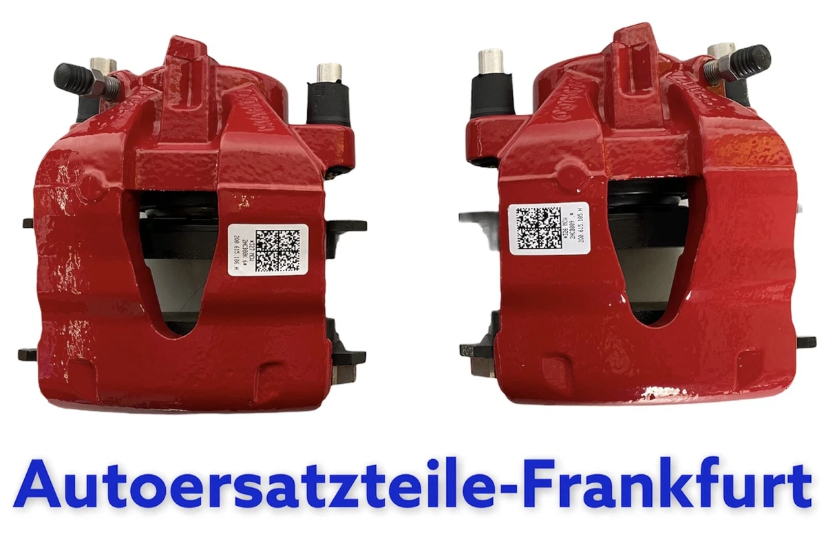 ORIGINAL VW AUDI SKODA SEAT Bremssattel + Bremsbeläge VORNE links  