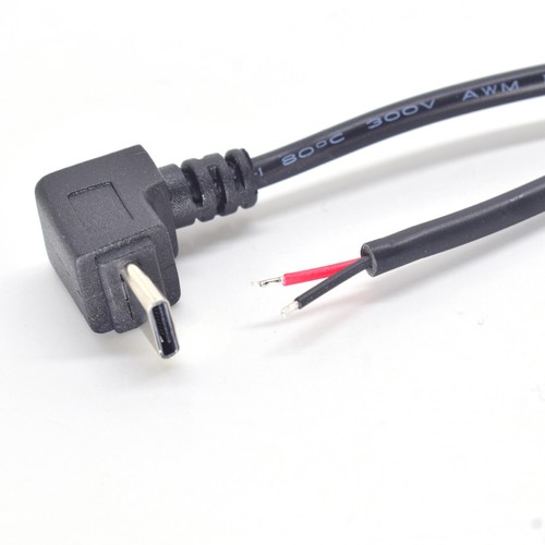 5pcs 30cm USB C Type-C UP Down Direction Cable 5V 3A 22AWG Power Pigtail Cable - Afbeelding 9 van 15