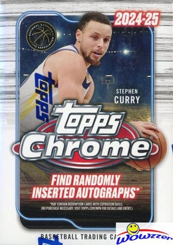 2024/25 Topps Chrome Basketball EXCLUSIVE Factory Sealed 40 Box Blaster CASE - Picture 3 of 3