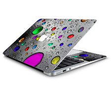 Skin Wrap for Macbook Air 11 inch colored rain drops 3d effect