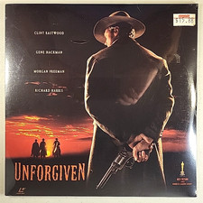 UNFORGIVEN LASERDISC 2-discs  NEW, SEALED  Clint Eastwood, Gene Hackman