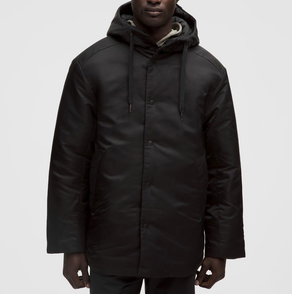Lululemon Snap-Front Insulated Hooded Jacket Large LM4AT4R 298 Retail Primoft