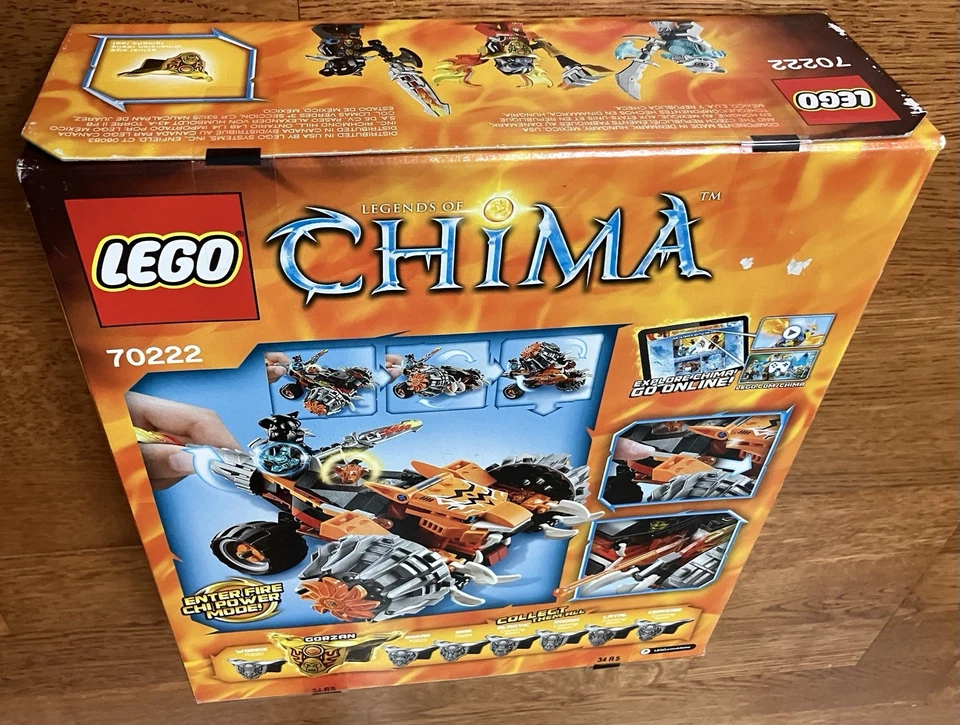 LEGO LEGENDS OF CHIMA: Tormak's Shadow Blazer (70222) - New in Sealed Box - Image 3 of 4
