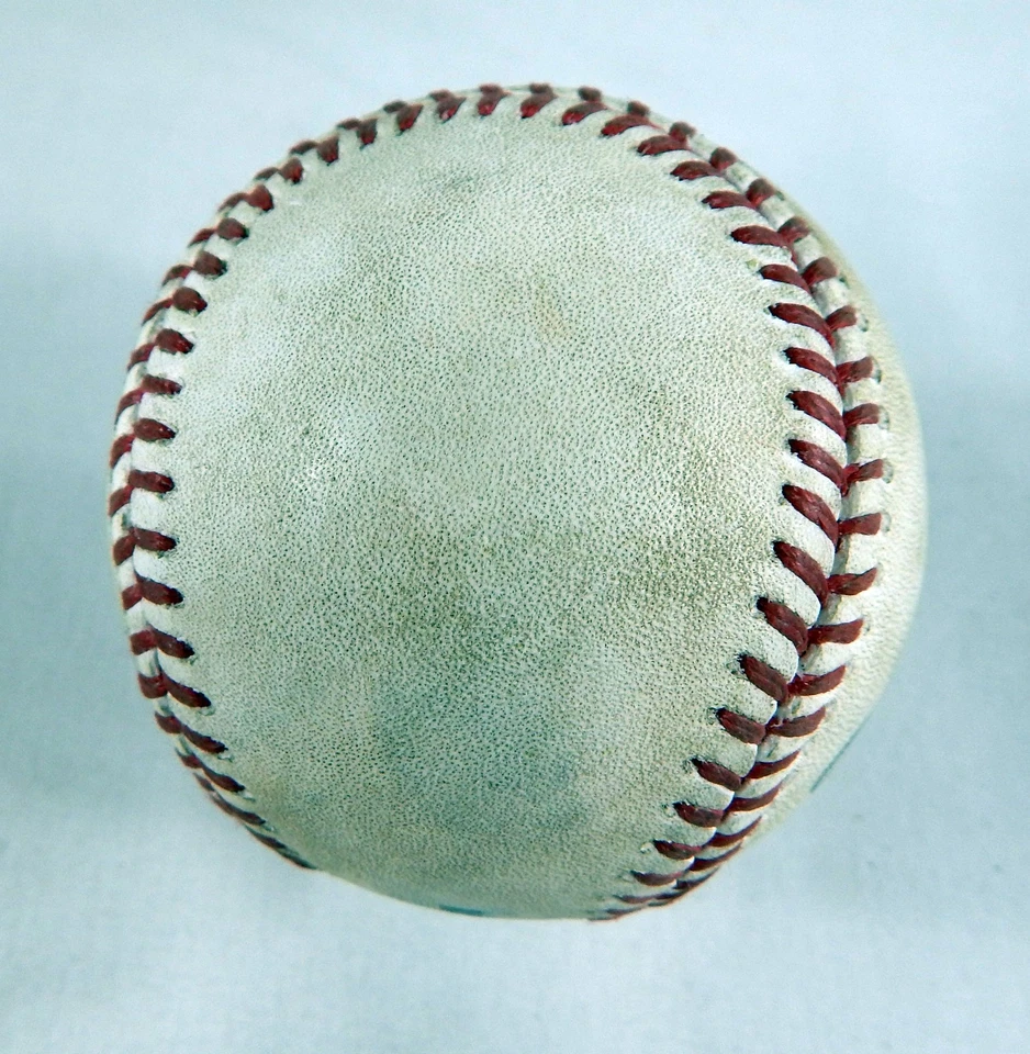 2023 Atheltics Pirates Game Used Baseball JP Sears Connor Joe RBI Double - Image 4 of 4