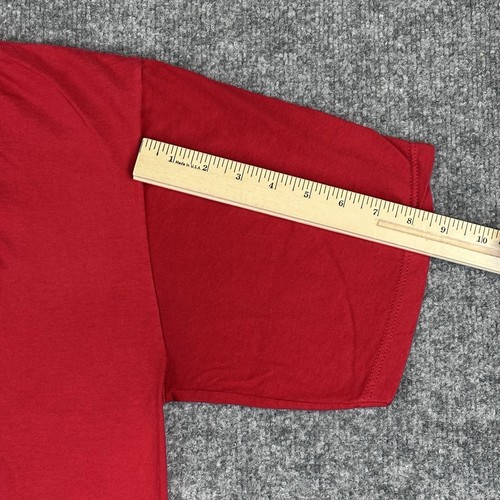 Camisa De Colección Petoskey MI Para Hombres XL (Se Ajusta a L) Roja Bandera Náutica Señal Marítima Años 90 EE. UU. - Imagen 13 de 13