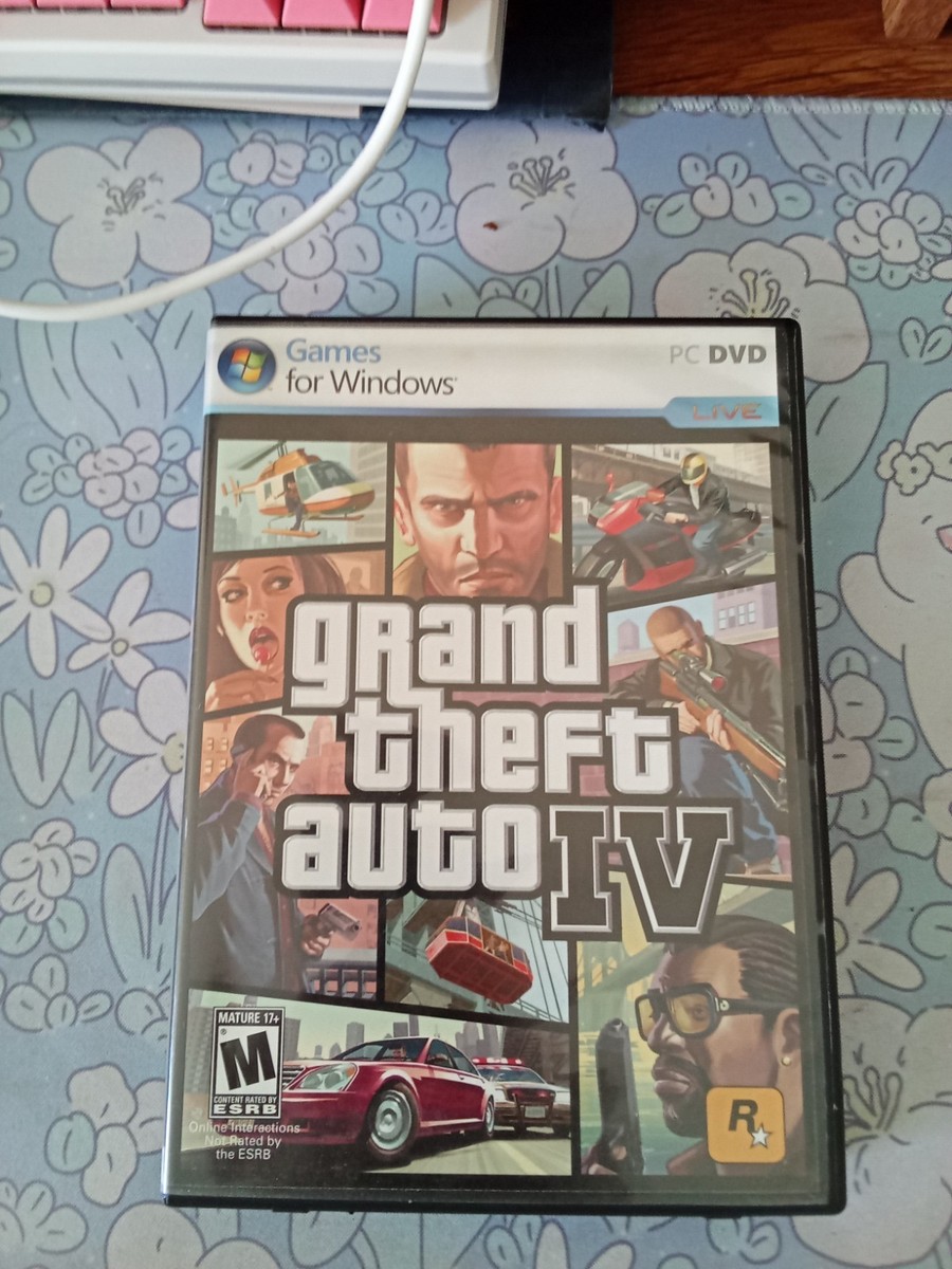 Grand Theft Auto IV PC GTA 4 Windows Edition (Used Very Good
