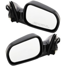 Power Mirror Set Of 2 For 1998-2002 Honda Accord Coupe Paintable Manual Folding