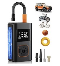 Portable Digital Tire Inflator with LCD Display and USB Charging