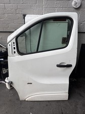 VAUXHALL VIVARO B MK2 X82 N/S PASSENGER SIDE LEFT FRONT DOOR WHITE
