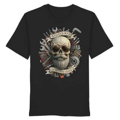 BOMA Bad Old Man Car Mechanic Edition T-Shirt 180g Bio Baumwolle