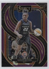 2025 Select WNBA Premier Level Purple Prizm /149 Saniya Rivers Rookie RC v3r