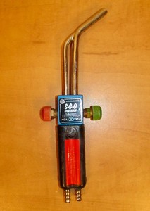 glassblowing Bethlehem Apparatus S-G-O hand torch lampworking glass lathe